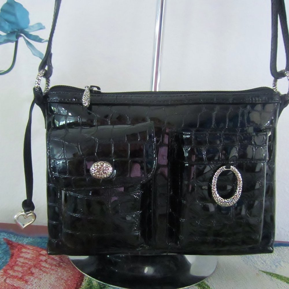 Brighton Shoulder Bag/Crossbody--H10683--Black--Used 3-4 times--Mint